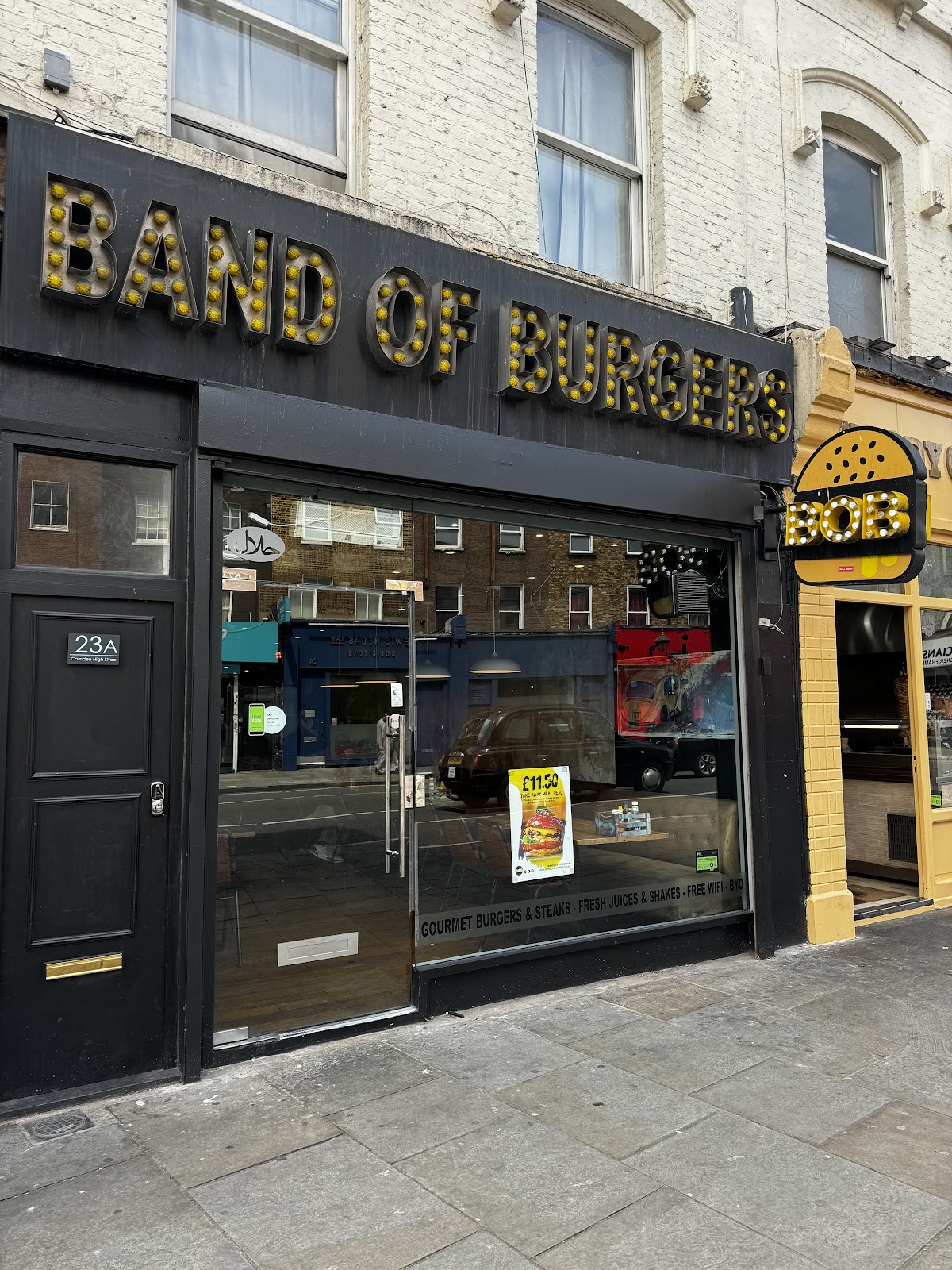 Band of Burgers, Camden restaurant
