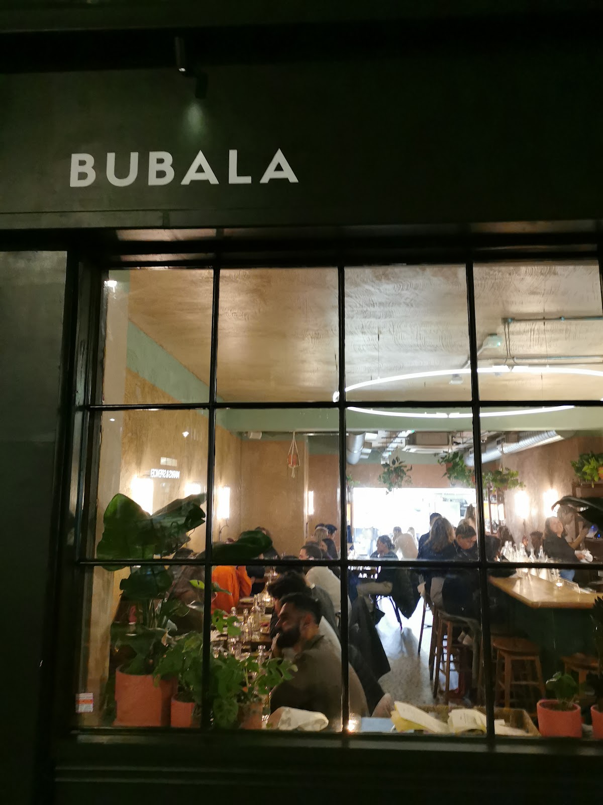Bubala Soho restaurant