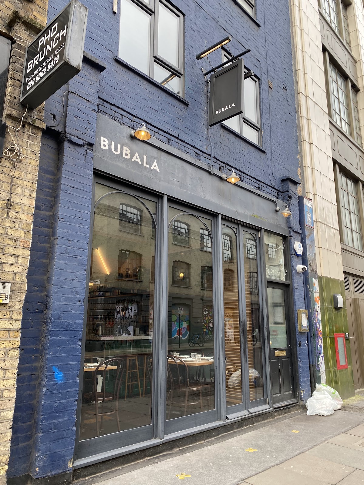 Bubala Spitalfields restaurant