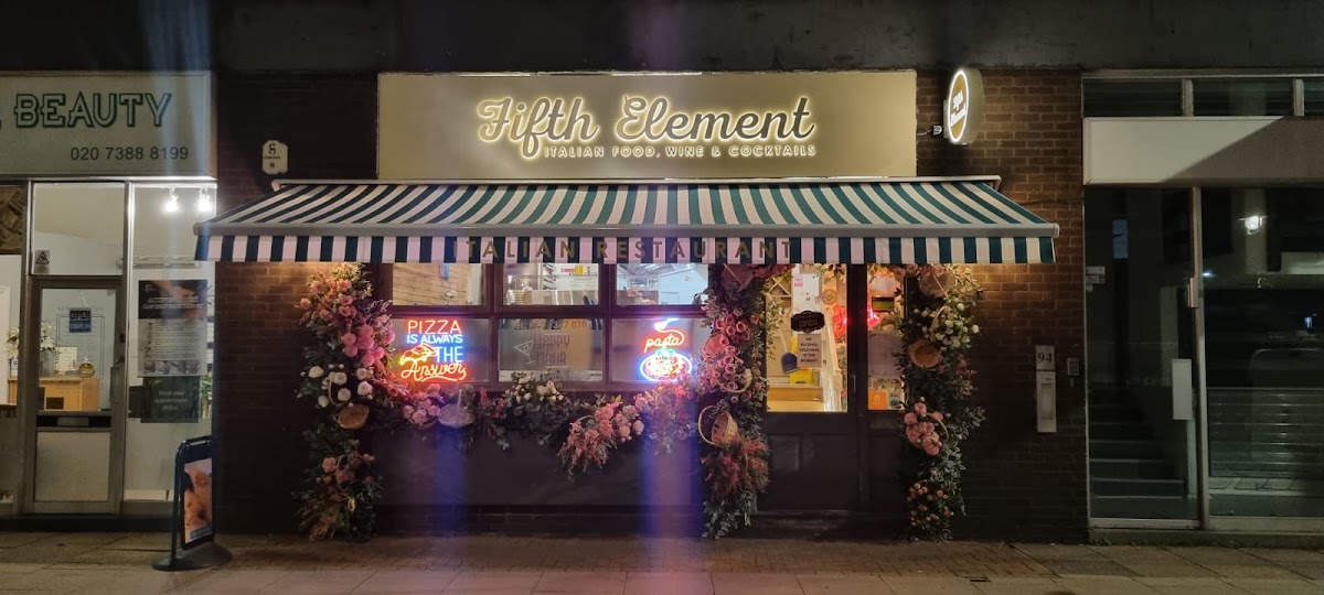 Fifth Element - Italian - Bar and Kitchen Fitzrovia 🇮🇹 restaurant