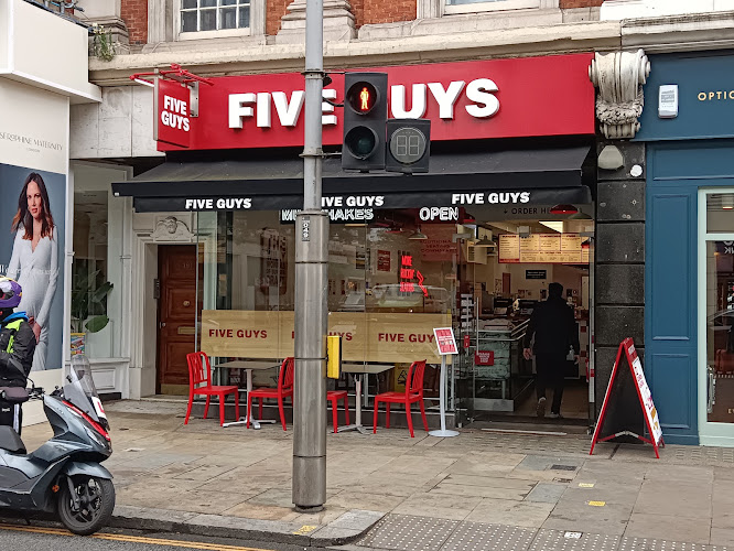Five Guys Burgers and Fries Kensington High Street restaurant
