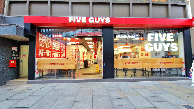 Five Guys Burgers and Fries Liverpool Street restaurant