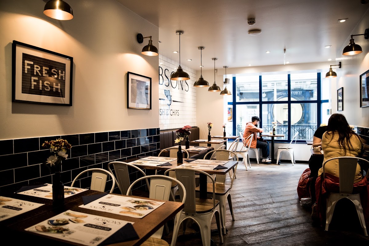 Hobson`s Fish & Chips soho restaurant
