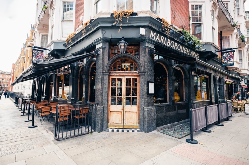 Marlborough Arms restaurant