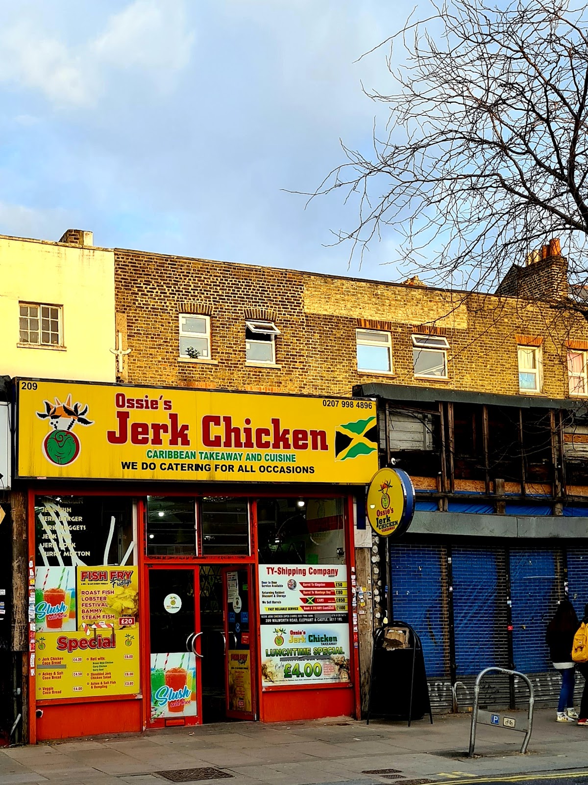 Ossie's Jerk Chicken restaurant