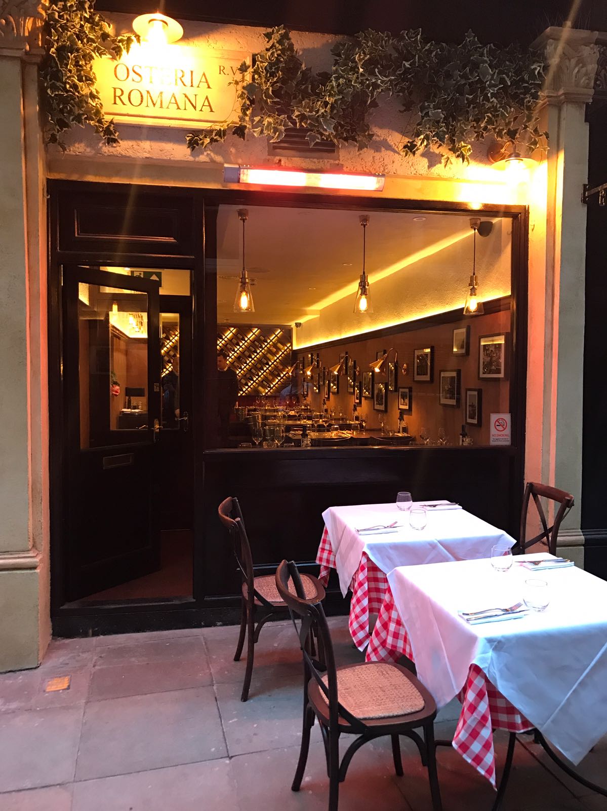 Osteria romana restaurant