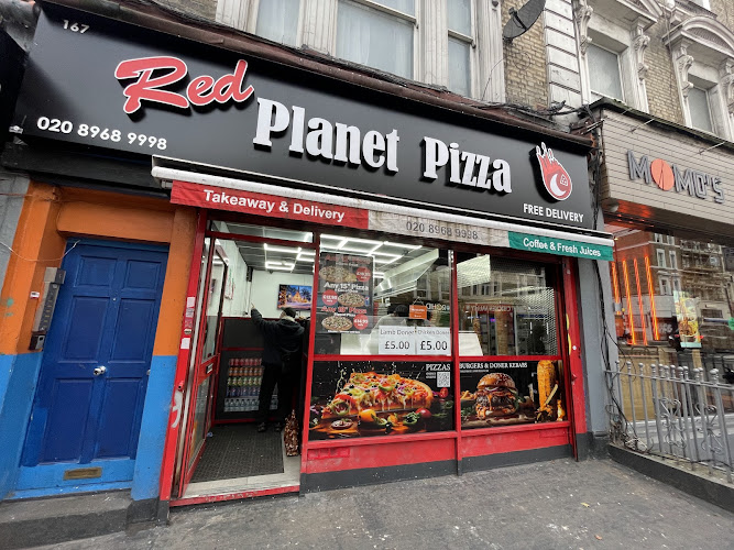 Red Planet Pizza restaurant