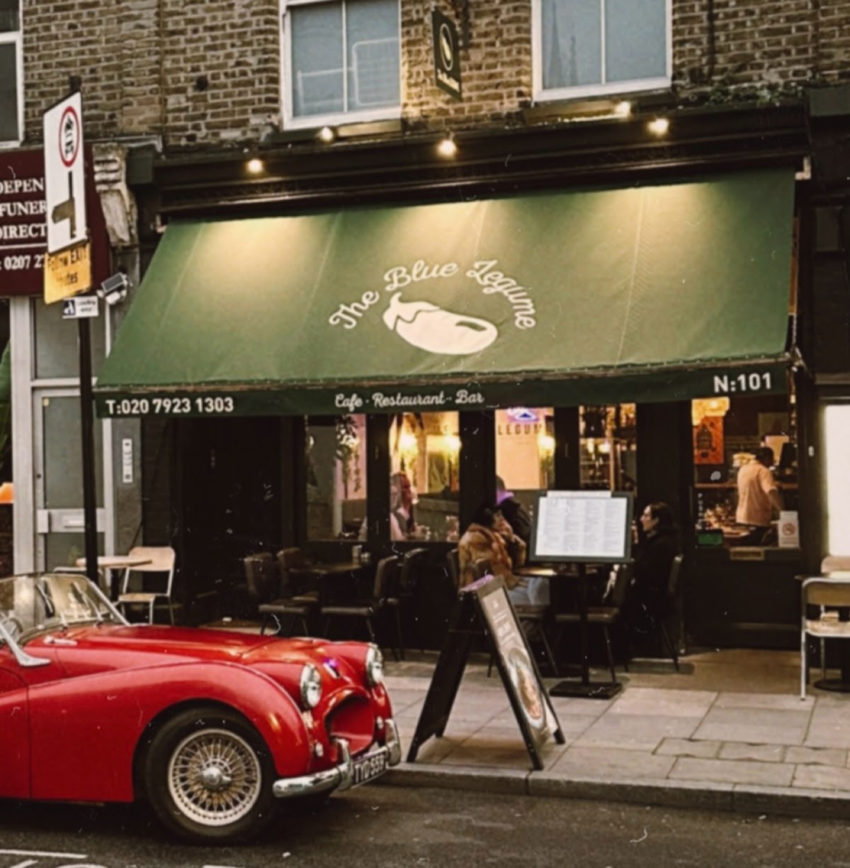 The Blue Legume Stoke Newington restaurant
