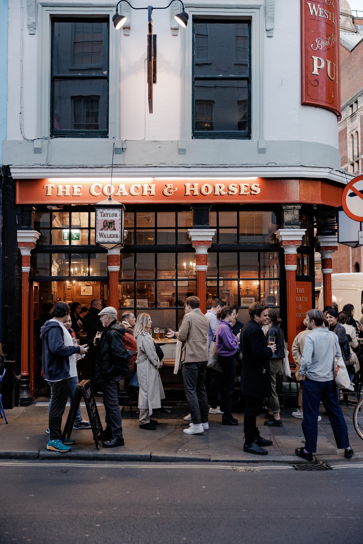 The Coach & Horses, Soho restaurant