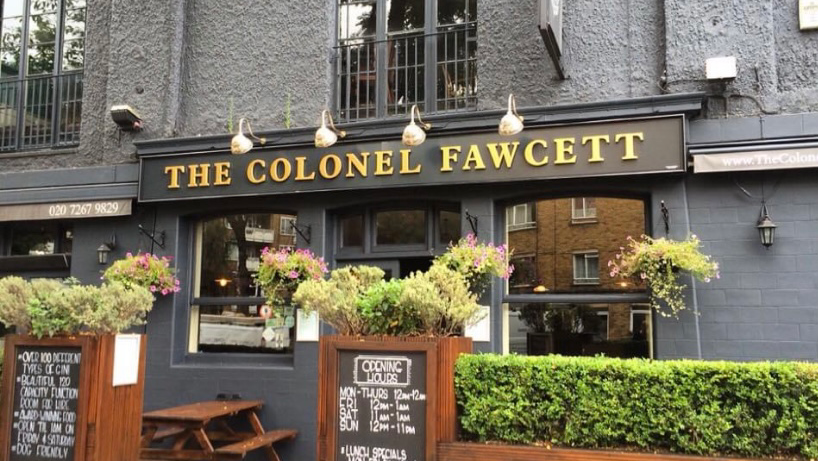 The Colonel Fawcett restaurant
