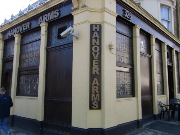 The Hanover Arms restaurant