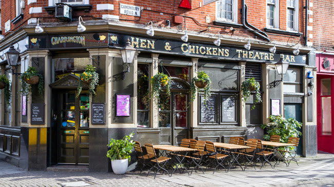 The Hen & Chickens Theatre Bar restaurant
