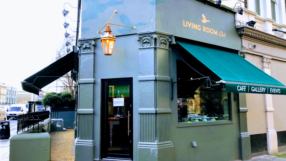 The Living Room Club Cafe restaurant