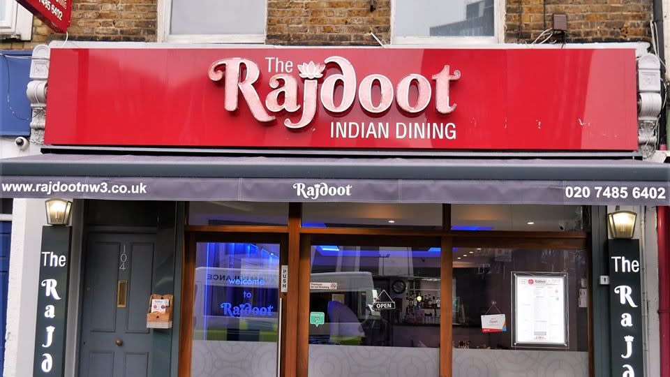 The Rajdoot restaurant