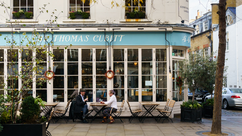 The Thomas Cubitt Pub Belgravia restaurant
