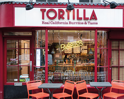 Tortilla Islington restaurant