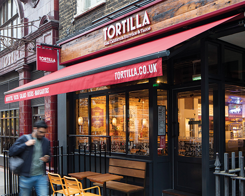 Tortilla Russell Square restaurant