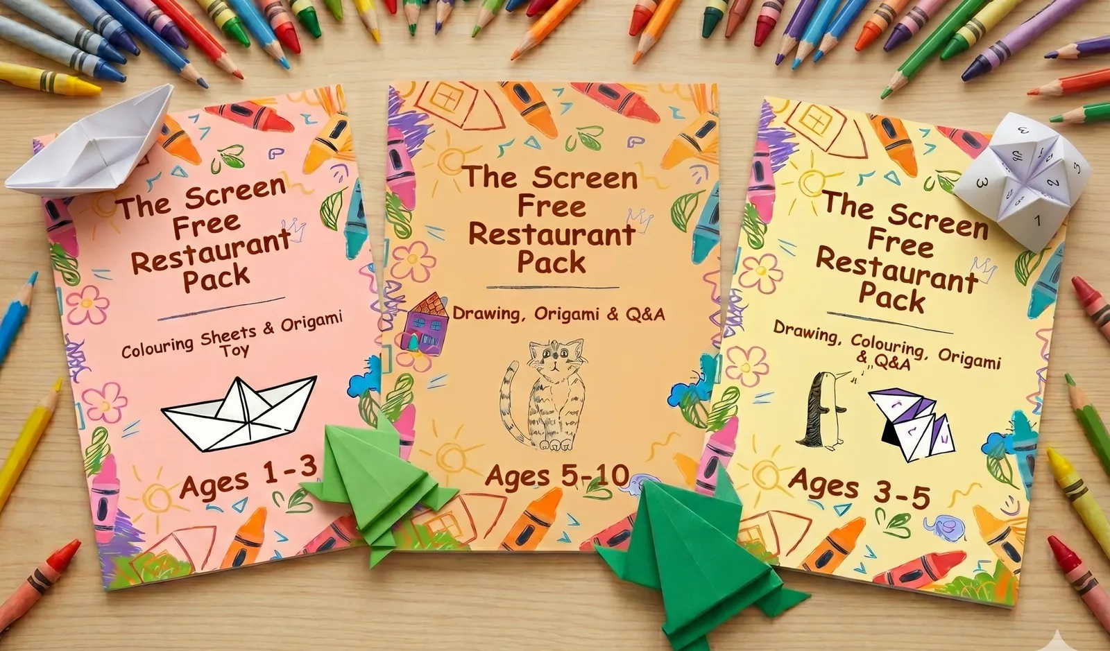 Kid Friendly London Restaurant Activity Packs